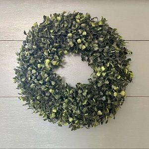 Faux Boxwood Wreath
